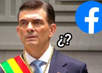 Cuenta presidencial de Rodrigo Paz deja de estar disponible en Facebook