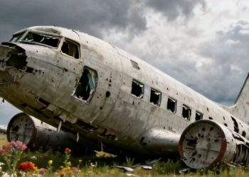 Avión sufre siniestro en El Alto y deja vehículos afectados