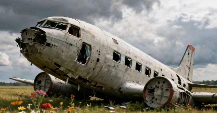 Avión sufre siniestro en El Alto y deja vehículos afectados