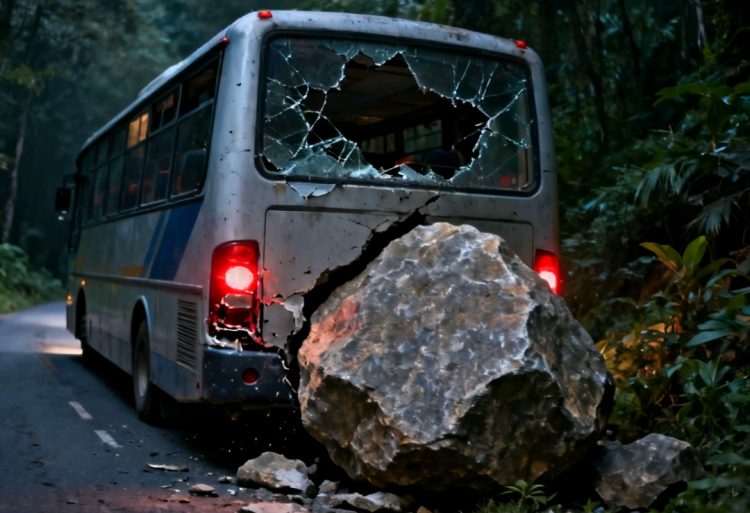 Intensas lluvias provocan derrumbes y cierre temporal de carretera en La Paz
