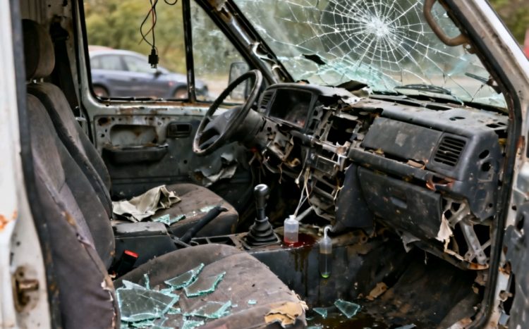Tragedia en la autopista: fallece una mujer al caer de un minibús